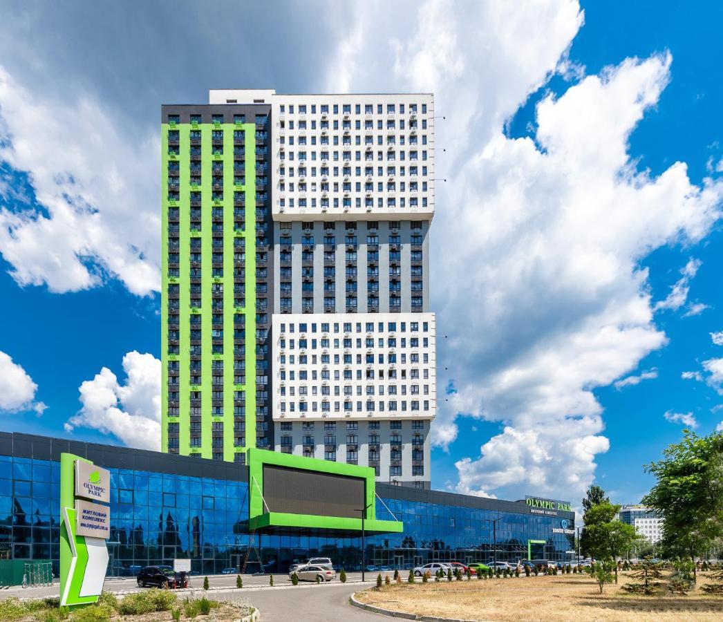 Flatrent Olympic Park, Метро Бориспільська Поруч! Kiev Exterior foto